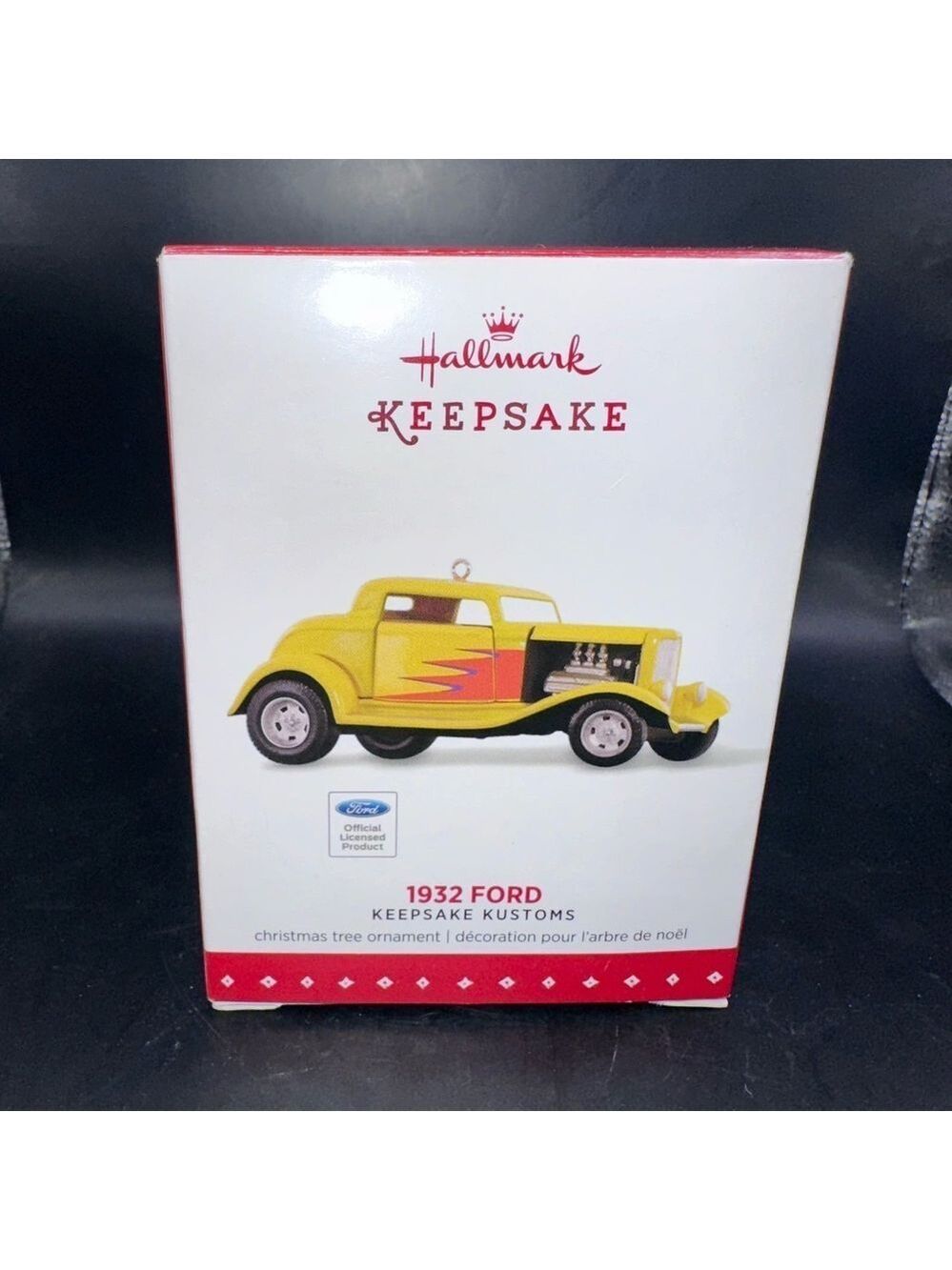 NIB 2015 Hallmark Keepsake Kustoms Ornament 1932 Ford Die Cast Metal